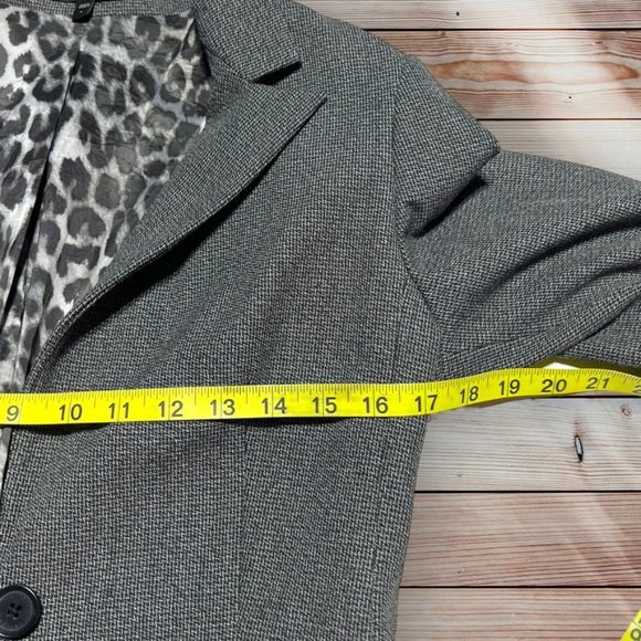 Express Gray Suit Jacket Size 6 - Picture 5 of 6